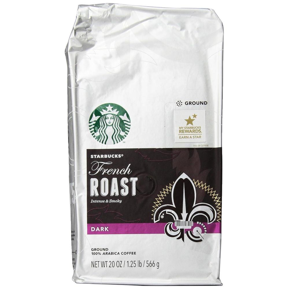 imageStarbucks Ground Coffee Dark Roast Coffee Italian Roast 100 Arabica 3 bags 12 oz eachIntense and Smoky