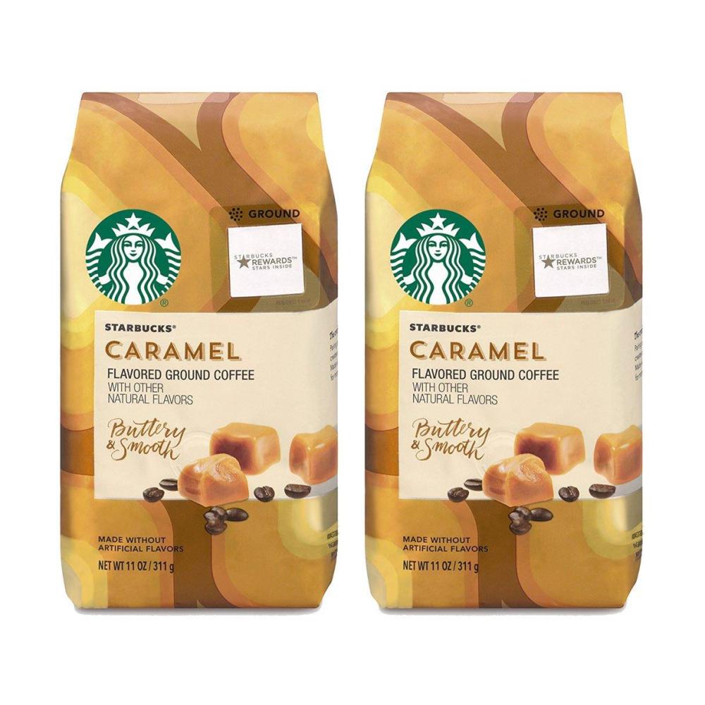 imageStarbucks Ground Coffee Medium Roast Coffee Breakfast Blend 100 Arabica 1 bag 28 ozCaramel