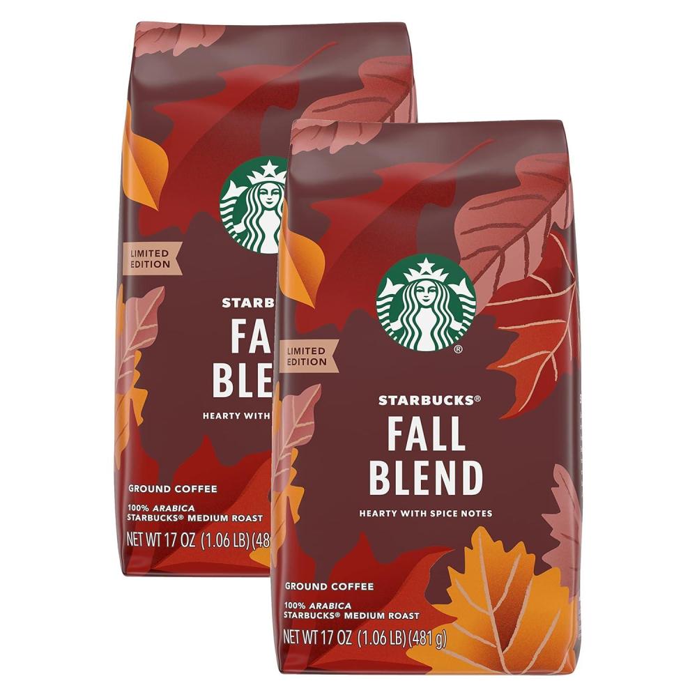 imageStarbucks Ground Coffee Medium Roast Coffee Breakfast Blend 100 Arabica 1 bag 28 ozHearty With Spice