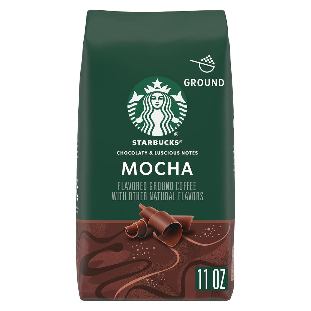 imageStarbucks Ground Coffee Medium Roast Coffee Breakfast Blend 100 Arabica 1 bag 28 ozMocha