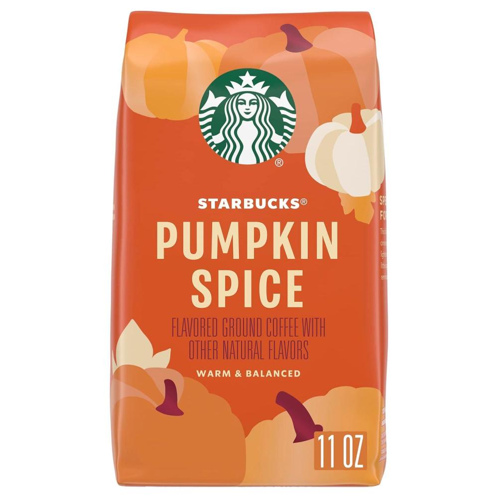 imageStarbucks Ground Coffee Medium Roast Coffee Breakfast Blend 100 Arabica 1 bag 28 ozPumpkin Spice