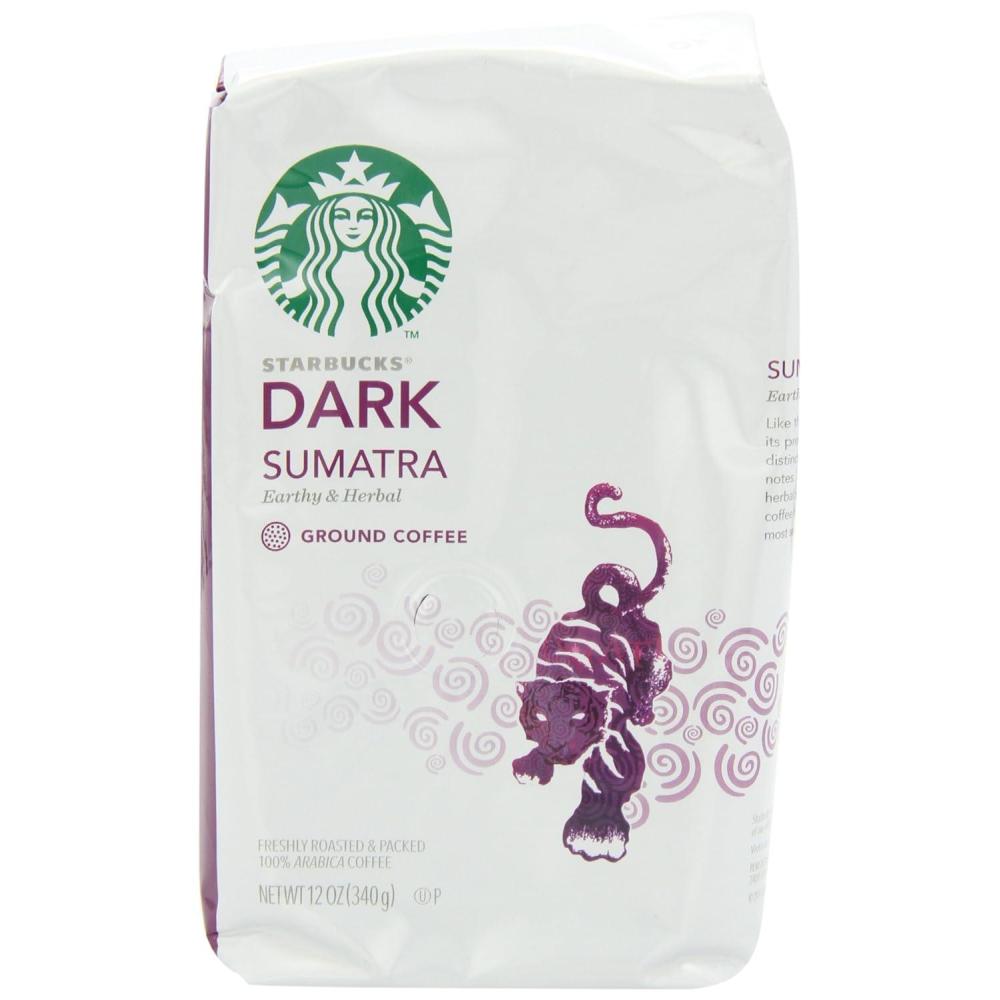 imageStarbucks Ground Coffee Medium Roast Coffee Breakfast Blend 100 Arabica 1 bag 28 ozSumatra