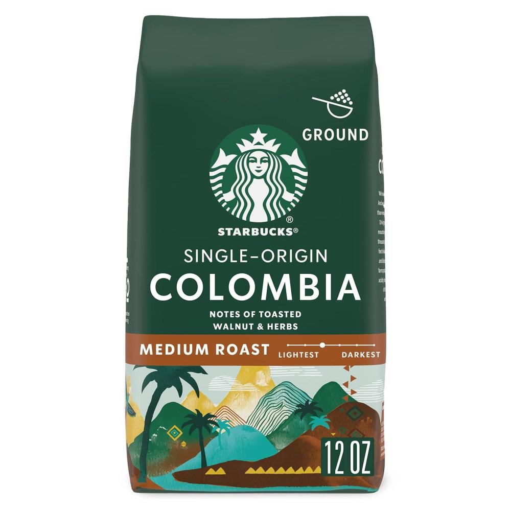 imageStarbucks Ground Coffee Medium Roast Coffee Fall Blend 100 Arabica Limited Edition 1 Bag 17 OzColombia