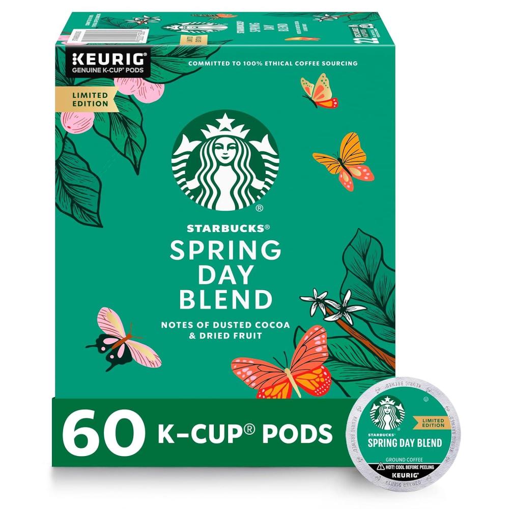 imageStarbucks KCup Coffee Pods Dark Roast Coffee Variety Pack for Keurig Brewers 100 Arabica 1 Box 96 PodsUnflavored