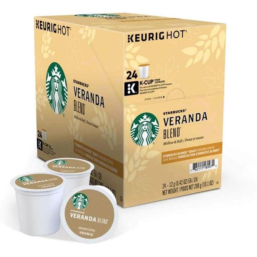 imageStarbucks KCup Coffee Pods Vanilla Flavored Coffee Naturally Flavored 100 Arabica 6 boxes 60 pods totalVeranda Blend