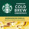 Starbucks Cold Brew Coffee Concentrate, Caramel Dolce, 100% Arabica, Multi-Serve Bottle (32 Fl Oz)(Madagascar Vanilla)