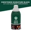 Starbucks Cold Brew Coffee Concentrate, Caramel Dolce, 100% Arabica, Multi-Serve Bottle (32 Fl Oz)(Sweetened Black)