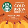 Starbucks Cold Brew Coffee Concentrate, Pumpkin Spice Flavored, Limited Edition, 100% Arabica, Multi-Serve Bottle (32 Fl Oz)(Pumpkin Spice)