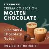 Starbucks Crema Collection Premium Instant Salted Caramel Flavored Instant Coffee, 100% Arabica Beans, 3 Tins (7.12 Oz Each)(Chocolate)
