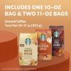 Starbucks Dark Roast Ground Coffee, Variety Pack, 3 bags (12 oz each)(Fall Variety Pack)