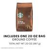 Starbucks Dark Roast Ground Coffee, Variety Pack, 3 bags (12 oz each)(Unflavored)