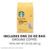 Starbucks Dark Roast Ground Coffee, Variety Pack, 3 bags (12 oz each)(Veranda)