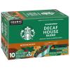 Starbucks Decaf K-Cup Coffee Pods — House Blend for Keurig Brewers — 6 boxes (60 pods total)(House Blend)
