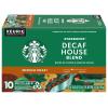 Starbucks Decaf K-Cup Coffee Pods — House Blend for Keurig Brewers — 6 boxes (60 pods total)(House Blend)
