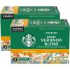 Starbucks Decaf K-Cup Coffee Pods — House Blend for Keurig Brewers — 6 boxes (60 pods total)(Veranda Blend)