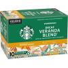 Starbucks Decaf K-Cup Coffee Pods — House Blend for Keurig Brewers — 6 boxes (60 pods total)(Veranda Blend)