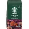 Starbucks Ground Coffee, Dark Roast Coffee, Italian Roast, 100% Arabica, 3 bags (12 oz each)(Cocoa and Toasted Marshmallow)