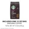 Starbucks Ground Coffee, Dark Roast Coffee, Italian Roast, 100% Arabica, 3 bags (12 oz each)(Dark Cocoa and Caramelized Sugar)