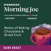 Starbucks Ground Coffee, Dark Roast Coffee, Morning Joe, 100% Arabica, 6 bags (12 oz each)