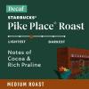 Starbucks Ground Coffee, Medium Roast Coffee, Breakfast Blend, 100% Arabica, 1 bag (28 oz)(Decaf Pike Place)
