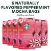 Starbucks Ground Coffee, Medium Roast Coffee, Breakfast Blend, 100% Arabica, 1 bag (28 oz)(Peppermint Mocha)