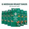 Starbucks Ground Coffee, Medium Roast Coffee, Breakfast Blend, 100% Arabica, 1 bag (28 oz)(Spring day blend)