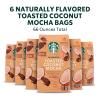 Starbucks Ground Coffee, Medium Roast Coffee, Breakfast Blend, 100% Arabica, 1 bag (28 oz)(Toasty Coconut and Cocoa)