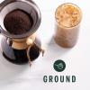 Starbucks Ground Coffee, Medium Roast Iced Coffee Blend, Signature Black, 100% Arabica, 6 Bags (12 oz Each)