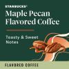 Starbucks Ground Coffee, Starbucks Blonde Roast Coffee, Veranda Blend, 100% Arabica, 1 bag (28 oz)(Maple Pecan)