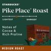 Starbucks Ground Coffee Variety Pack, Dark, Medium, Starbucks Blonde Roast, 100% Arabica, 10 Packets (2.5 oz each)