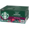Starbucks K-Cup Coffee Pods, Dark Roast Coffee, Sumatra for Keurig Brewers, 100% Arabica, 6 boxes (60 pods total)(Café verona)
