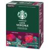 Starbucks K-Cup Coffee Pods, Dark Roast Coffee Variety Pack for Keurig Brewers, 100% Arabica, 1 Box (96 Pods)(Caffe Verona)