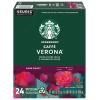 Starbucks K-Cup Coffee Pods, Dark Roast Coffee Variety Pack for Keurig Brewers, 100% Arabica, 1 Box (96 Pods)(Caffe Verona)