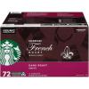 Starbucks K-Cup Coffee Pods, Dark Roast Coffee Variety Pack for Keurig Brewers, 100% Arabica, 1 Box (96 Pods)(French roast)