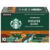 Starbucks K-Cup Coffee Pods, Dark Roast Coffee Variety Pack for Keurig Brewers, 100% Arabica, 1 Box (96 Pods)(House Blend)