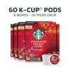 Starbucks K-Cup Coffee Pods, Medium Roast Coffee, Pike Place Roast for Keurig Brewers, 100% Arabica, 4 boxes (96 pods total)(Holiday Blend)