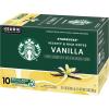 Starbucks K-Cup Coffee Pods, Vanilla Flavored Coffee, Naturally Flavored, 100% Arabica, 6 boxes (60 pods total)(Vanilla)