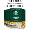 Starbucks K-Cup Coffee Pods, Vanilla Flavored Coffee, Naturally Flavored, 100% Arabica, 6 boxes (60 pods total)(Veranda)