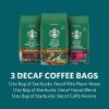 Starbucks Medium & Dark Roast Decaf Ground Coffee, Variety Pack, 3 bags (12 oz each)(Decaf Variety Pack)