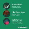 Starbucks Medium & Dark Roast Decaf Ground Coffee, Variety Pack, 3 bags (12 oz each)(Decaf Variety Pack)