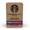 Starbucks VIA Instant Coffee, Light Roast Coffee, Veranda Blend, 100% Arabica, Single-Serve, 1 Box (50 Packets)(Decaf Italian Roast)