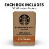 Starbucks VIA Ready Brew Colombia Coffee, 50-Count(Colombia)