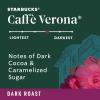 Starbucks Whole Bean Coffee, Dark Roast Coffee, Italian Roast, 100% Arabica, 6 bags (12 oz each)(Caffe Verona)