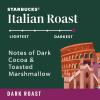 Starbucks Whole Bean Coffee, Dark Roast Coffee, Italian Roast, 100% Arabica, 6 bags (12 oz each)(Whole Bean Coffee)