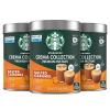 Starbucks Crema Collection Premium Instant Salted Caramel Flavored Instant Coffee, 100% Arabica Beans, 3 Tins (7.12 Oz Each)(Caramel)