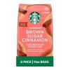Starbucks Flavored Ground Coffee, Variety Pack, Naturally Flavored, 3 bags (11 oz each)(Brown Sugar Cinnamon)