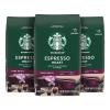 Starbucks Ground Coffee, Dark Roast Coffee, Espresso Roast, 100% Arabica, 3 bags (18 oz each)