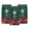 Starbucks Ground Coffee, Dark Roast Coffee, Italian Roast, 100% Arabica, 3 bags (12 oz each)(Cocoa and Toasted Marshmallow)