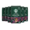 Starbucks Ground Coffee, Dark Roast Coffee, Sumatra, 100% Arabica, 6 bags (18 oz each)