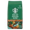 Starbucks Ground Coffee, Medium Roast Coffee, Decaf Pike Place Roast, 100% Arabica, 6 bags (12 oz each)(Decaf House Blend)